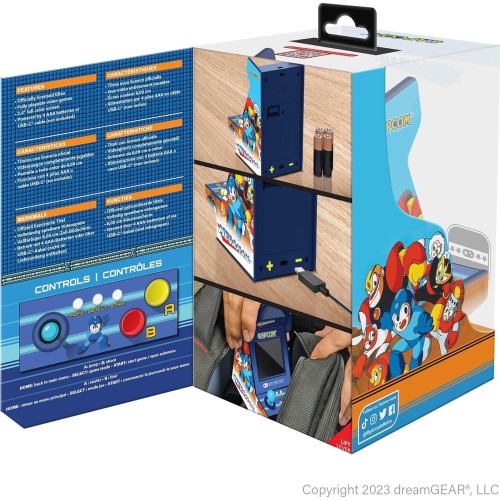 My Arcade Gaming Mega Man Mini Machine - Nano Player Table Top Machine Φορητή Κονσόλα Παιχνιδιών DGUNL-4188 845620041886