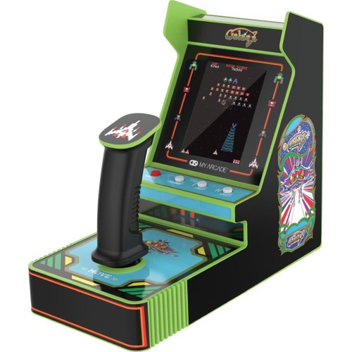 My Arcade Gaming Galaga + Galaxian Joystick Player Mini Retro  Bollard DGUNL-7000 845620070008