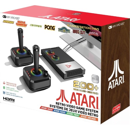 My Arcade Gaming Atari Gamestation Pro Plug N Play Video Game System 200 Games DGUNL-7012 845620070121