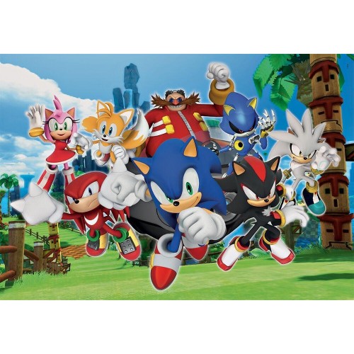 Clementoni Children's Super Color Sonic the Hedgehog 104 TMX 1210-27159 ...