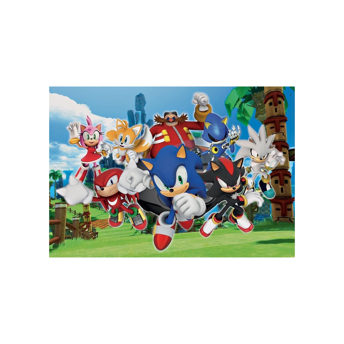 Clementoni Children's Super Color Sonic the Hedgehog 104 TMX 1210-27159 ...