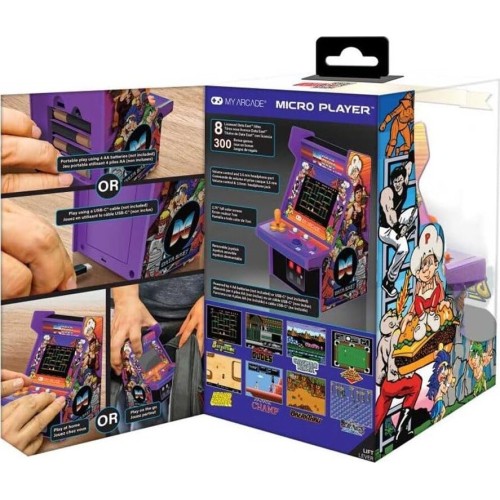 My Arcade Gaming Data East Hits Mini Machine - Micro Player Table Top  Machine, Portable DGUNL-4124 845620041244