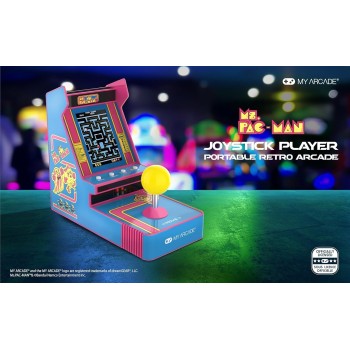 My Arcade Gaming MS.PAC-Man Joystick Player Με Οθόνη 3,5 Φορητή Κονσόλα Παιχνιδιών DGUNL-7074 845620070749