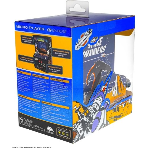 My Arcade Gaming My Space Invaders Mini Machine - Micro Player Collectible Retro Premium Edition DGUNL-3279 845620032792