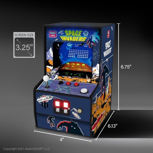 My Arcade Gaming Space Invaders Mini  Machine - Micro Player Table Top  Machine, Portabl DGUNL-3279 845620032792