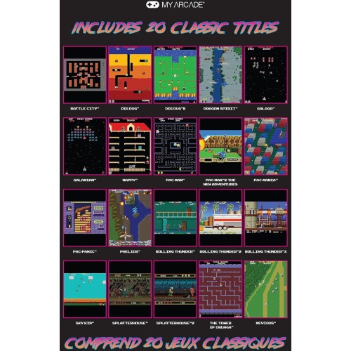 My Arcade Gaming Namco Museum Mini Hits - 10-Inch Electronic Games DGUNL-3226 845620032266