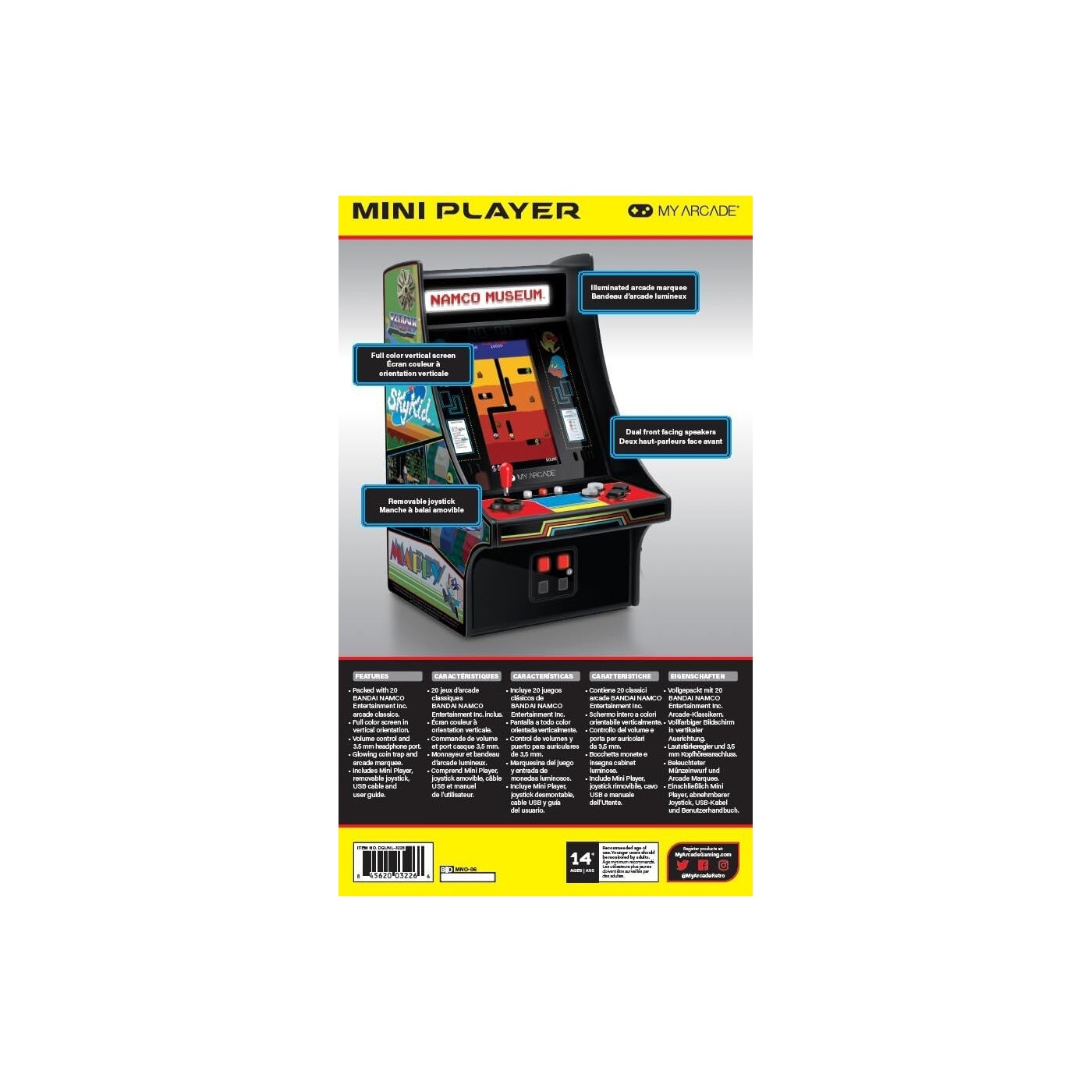 My Arcade Gaming Namco Museum Mini Hits - 10-Inch Electronic Games