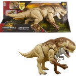 Mattel Jurassic World Rebirth Distortus Rex Κακός Με Λειτουργία Επίθεσης Και Ήχους, 22 Inch Rumble N Rampage Φιγούρα Παιχνιδιού 