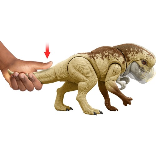 Mattel Jurassic World Rebirth Distortus Rex Action Figure, 22 Inch Rumble N Rampage Dinosaur Toy, 2 Attacks JGB58 194735309603