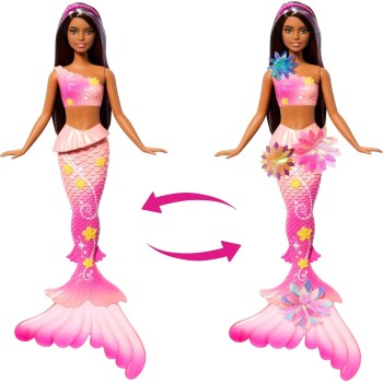 Mattel Barbie Flower Magic Μαγική Γοργόνα Που Ανθίζει - Μελαχρινή JDM73 194735287895