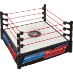 Mattel WWE Superstar Ring With Labels For Main Event & Raw, Spring-Loaded With Elastic Ring Ropes Σετ Για Παιχνίδι Με Κούκλες JD