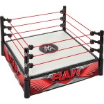 Mattel WWE Superstar Ring With Labels For Main Event & Raw, Spring-Loaded With Elastic Ring Ropes Σετ Για Παιχνίδι Με Κούκλες JD