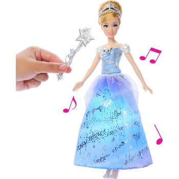 Mattel Disney Princess Enchanted Ballgown Κούκλα Σταχτοπούτα Με Μαγικό Ραβδί JBF94 194735259120