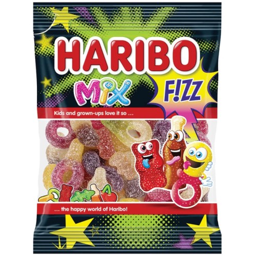 haribo Mix Fizz 100G   9002975331579