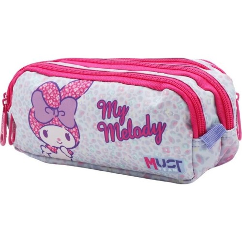 Diakakis imports Hello Kitty Σχολική Κασετίνα Βαρελάκι My Melody Must Team 2 Θήκες 000490196 5205698760082
