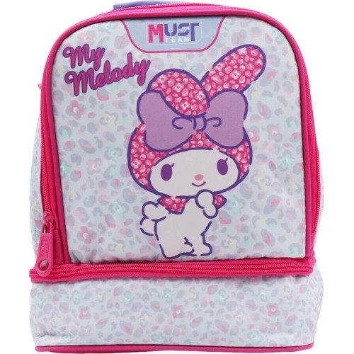 Diakakis imports Hello Kitty Τσαντάκι Φαγητού My Melody Must Team Ισοθερμικό 2 Θήκες 000490195 5205698760068