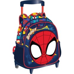 Diakakis imports Spiderman Advantry School Trolley Bags Spidey and His Amazing Friends Comic Must Team 2 Presses 000508566 52056