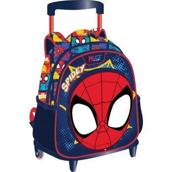 Diakakis imports Spiderman Advantry School Trolley Bags Spidey and His Amazing Friends Comic Must Team 2 Presses 000508566 52056