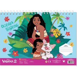 Diakakis imports Disney Block Painting 23x33 40s With Vaiana 2 Stickers 2 000564994 5205698748769
