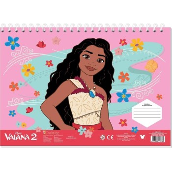 Diakakis imports Disney Block Painting 23x33 40s With Vaiana 2 Stickers 2 000564994 5205698748769