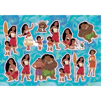 Diakakis imports Disney Μπλοκ Ζωγραφ 23x33 40φυλ ΜΕ Αυτοκολλητα Vaiana 2 000564994 5205698748769