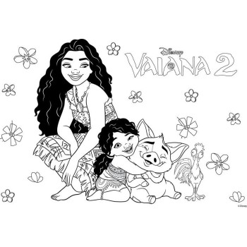 Diakakis imports Disney Μπλοκ Ζωγραφ 23x33 40φυλ ΜΕ Αυτοκολλητα Vaiana 2 000564994 5205698748769