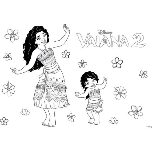 Diakakis imports Disney Μπλοκ Ζωγραφ 23x33 40φυλ ΜΕ Αυτοκολλητα Vaiana 2 000564994 5205698748769
