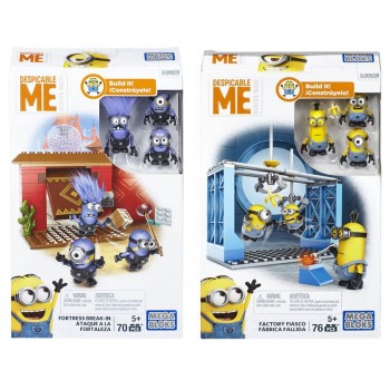 MEGA Φιγούρες Minions Σετ Των 3 Με Αξεσουάρ (3 Σχέδια) DKX75 / ASST 887961251203
