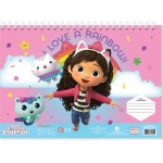 Diakakis imports Μπλοκ Ζωγραφ Gabbys Dollhouse 23x33 40φυλ Αυτοκ-στενσιλ- 2σελ ΧΡ 2ΣΧ 000574110 5205698748011
