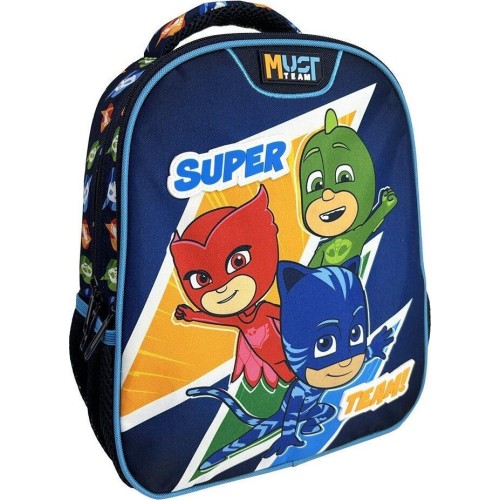 Diakakis imports Infant Back School pj Masks Super Team Must Team 2 Pockets 000484310 5205698726255