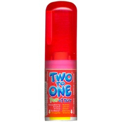 Lutti Γλειφιτζούρι Two To One Με Γεύση Φράουλα 25Gr  8410576001530