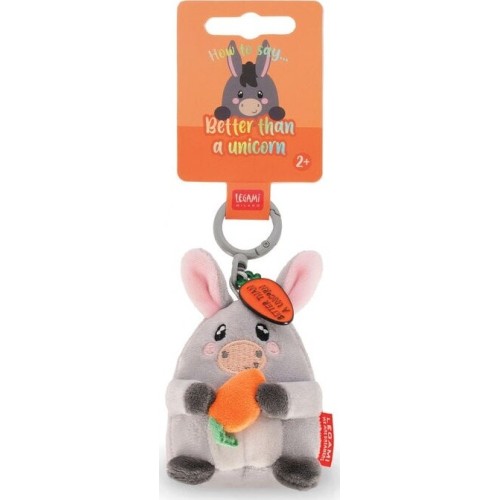 Legami Plush Key Ring -  Soft! - Tiny Donkey SPK0012 8052694029753