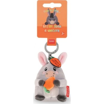 Legami Plush Key Ring -  Soft! - Tiny Donkey SPK0012 8052694029753
