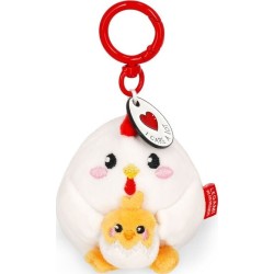Legami Plush Key Ring -  Soft! - Tiny Hen SPK0011 8052694029746