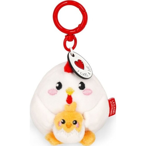 Legami Plush Key Ring -  Soft! - Tiny Hen SPK0011 8052694029746