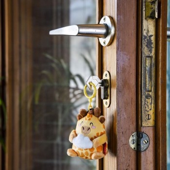 Legami Plush Key Ring -  Soft! - Tiny Giraffe SPK0008 8052694029715