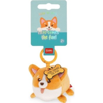 Legami Plush Key Ring -  Soft! - Tiny Corgi SPK0005 8052694028060
