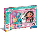 Clementoni Maxi Super Color Gabbys Dollhouse 60 pcs Maxi Super Color 1200-26598 8005125265985