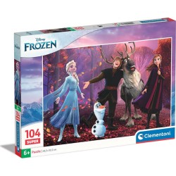 Clementoni Children's Puzzle Super Color Disney Frozen 104 TMX 1210-25771 8005125257713