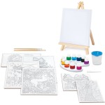 As company Happihobbi Waterproofing Waterproof Painting Wooden Era Painting Set For 7+ Years Unicorn 1038-11043 / 2 520306811143