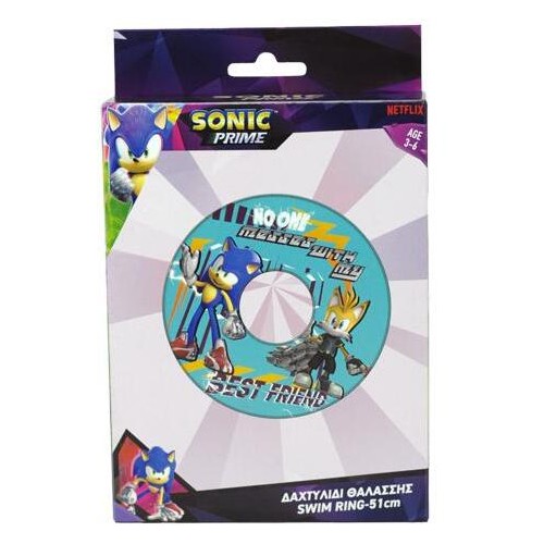 GIM Sonic The Hedgehog  κουλούρα θαλάσσης 51cm sonic prime 877-02110 5204549166578