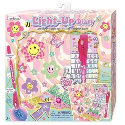 Hot Focus Light Up Diary Groovy Flower HF249GF 842817038957