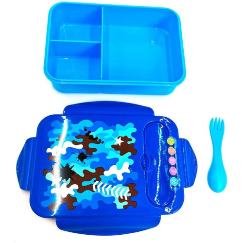 Hot Focus Bento Box Blue Camo - Δοχείο Φαγητού  HF451CAMO 842817058771