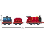 Mattel Fisher-Price Thomas The Train -Carcassed Trains With 2 Fisher -Price Thomas And Friends Spl Wagons HFX97 / HNN07 19473514