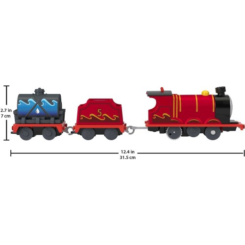 Mattel Fisher-Price Thomas The Train -Carcassed Trains With 2 Fisher -Price Thomas And Friends Spl Wagons HFX97 / HNN07 19473514