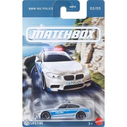 Mattel Matchbox Die-Cast 1:64 Scale Toy Car Or Truck, Themed Bmw M5 Police Car GGF12 / JCH20 194735277094