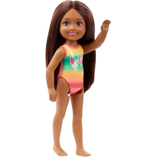 Mattel Barbie Chelsea Beach Club Chelsea Ice Block Swim Suit Chelsea Gln73 Κούκλα GLN73 / JBG71 194735259809