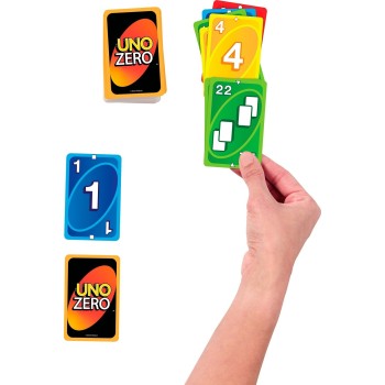 Mattel Games Uno Zero Παιχνίδι Καρτών  JHH48 194735331857