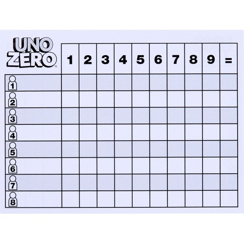 Mattel Games Uno Zero Παιχνίδι Καρτών  JHH48 194735331857