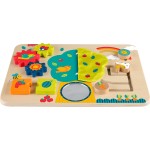 Mattel Fisher-Price Wooden Activity Station Baby Busy Board Toy For Developmental Play, 1 Wood Piece JDM53 194735287864